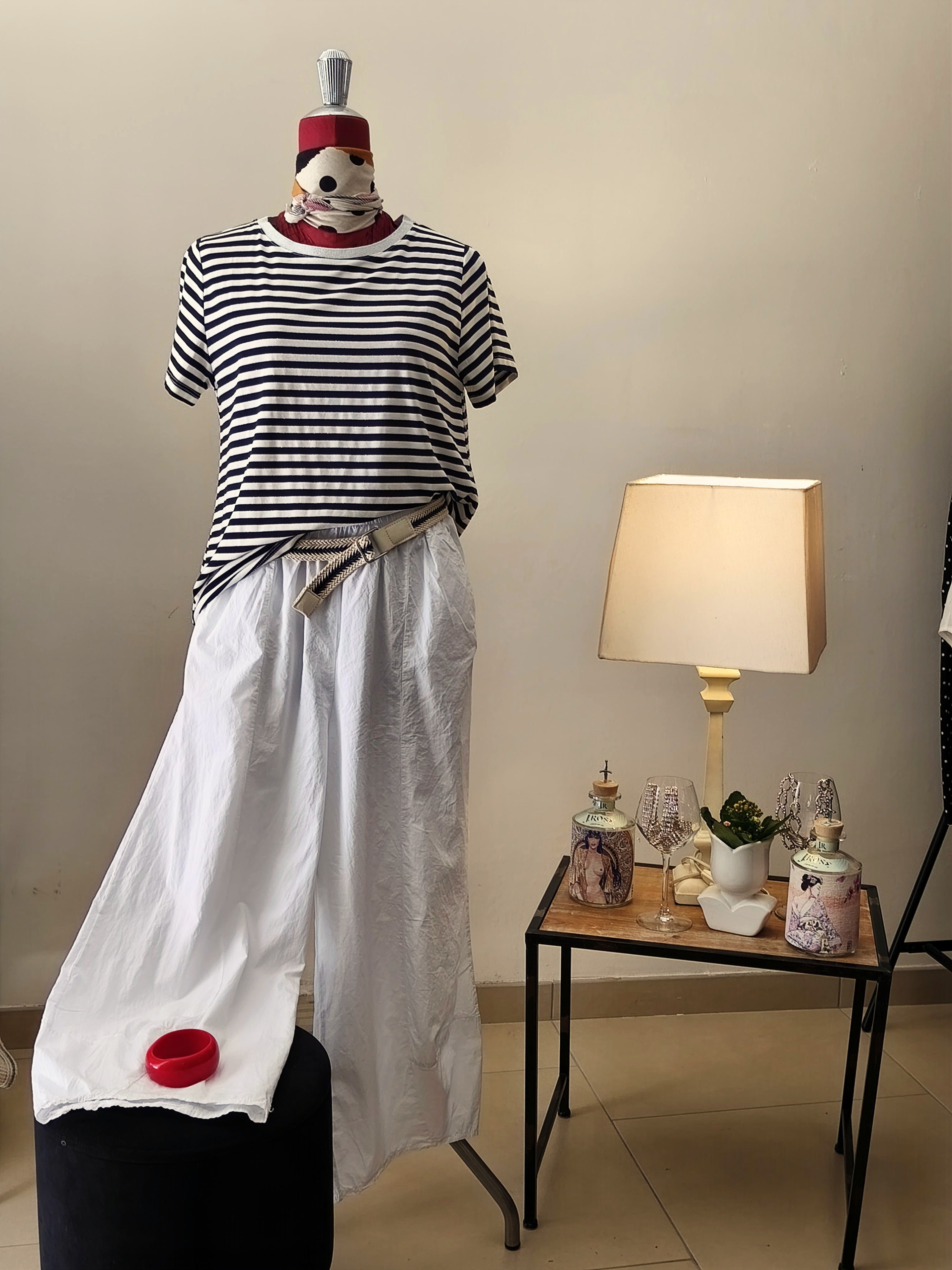 PANTALONE LOOSE IN COTONE