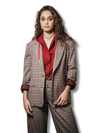 COORDINATO-GIACCA E PANTALONE. LA GIACCA CON CAPPUCCIO STACCABILE