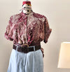 CAMICIA STAMPATA IN COTONE MUSSOLA
