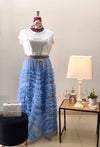 GONNA IN TULLE CON ROUCHE- ELASTICO IN VITA